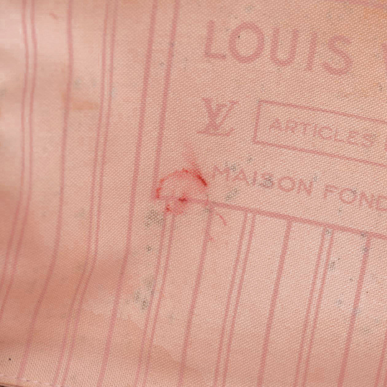 $2200 Louis Vuttion Damier Azur Neverfull MM Rose Ballerine