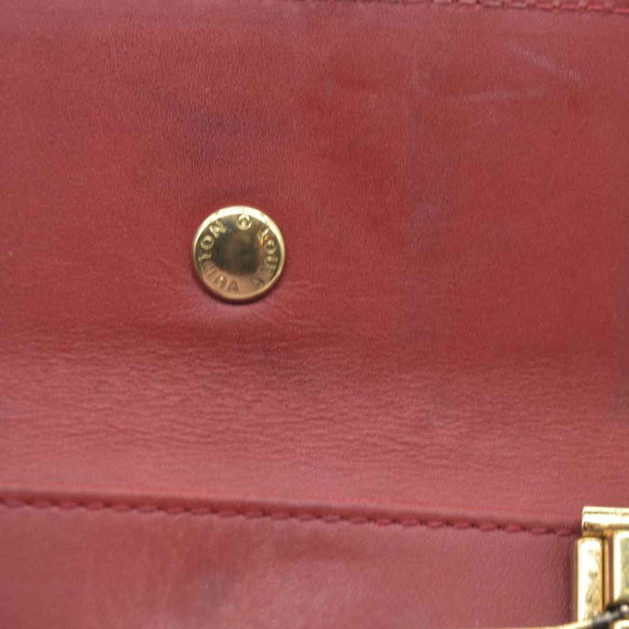 $345 Louis Vuitton Monogram Vernis Leather Multicles 4 Ring Key Case TN2153