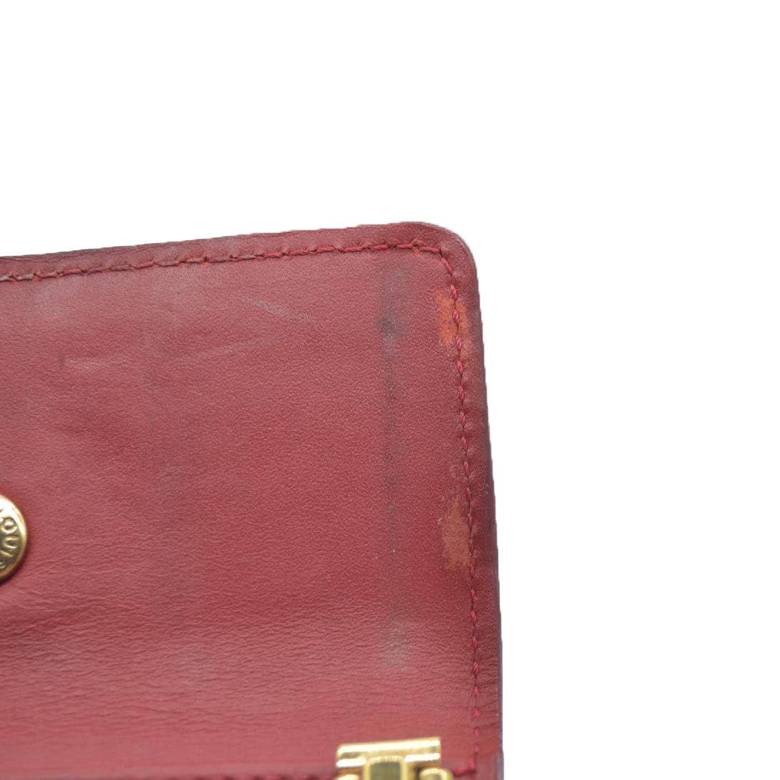 $345 Louis Vuitton Monogram Vernis Leather Multicles 4 Ring Key Case TN2153
