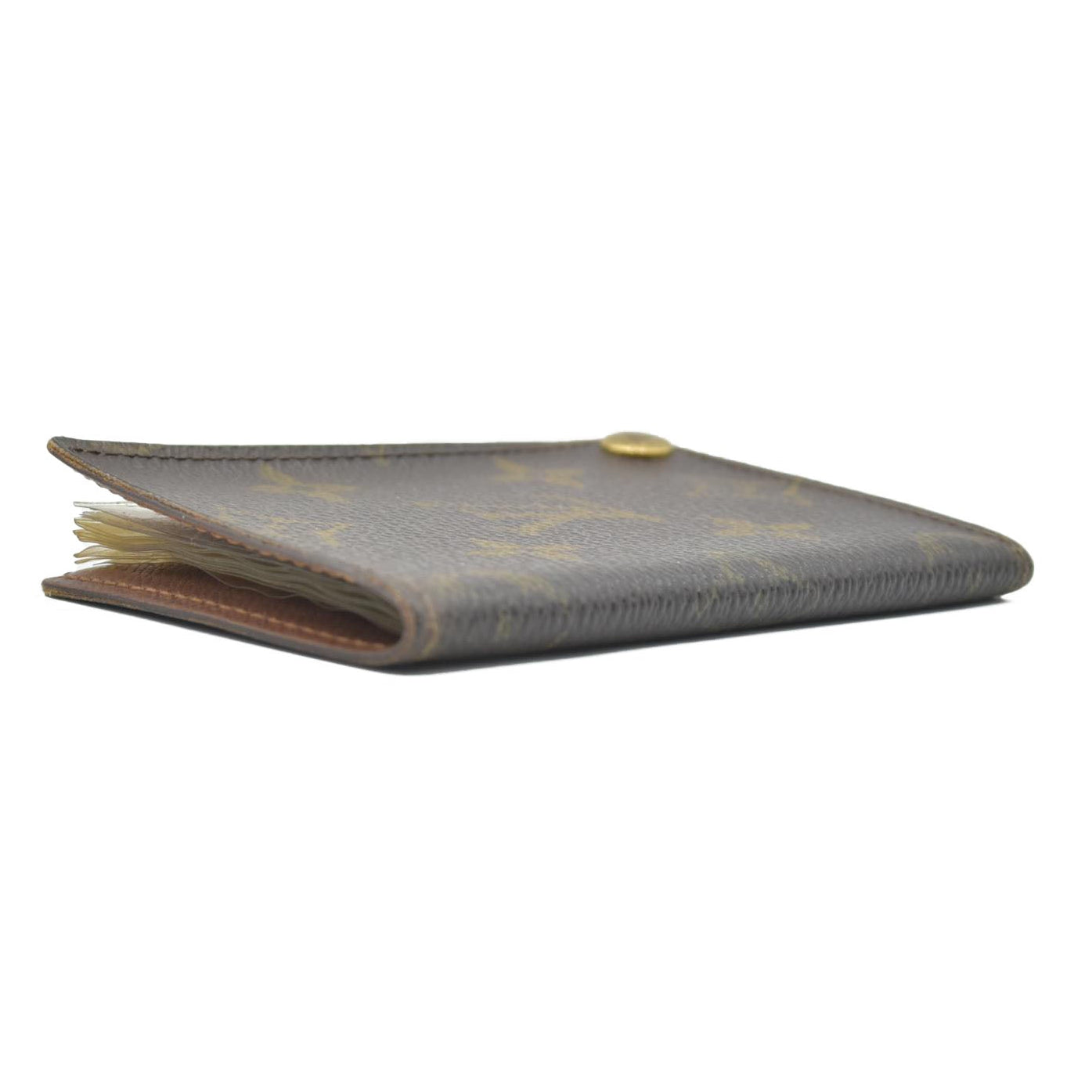$425 2001 Louis Vuitton Monogram Porte Cartes Credit Pression Card Case CT1001