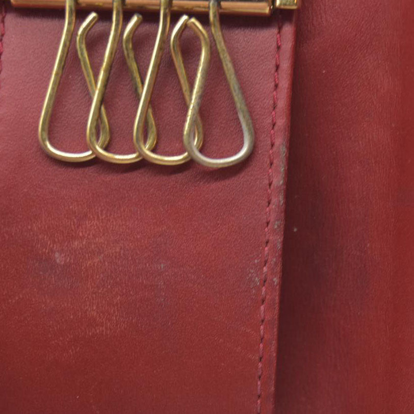 $345 Louis Vuitton Monogram Vernis Leather Multicles 4 Ring Key Case TN2153