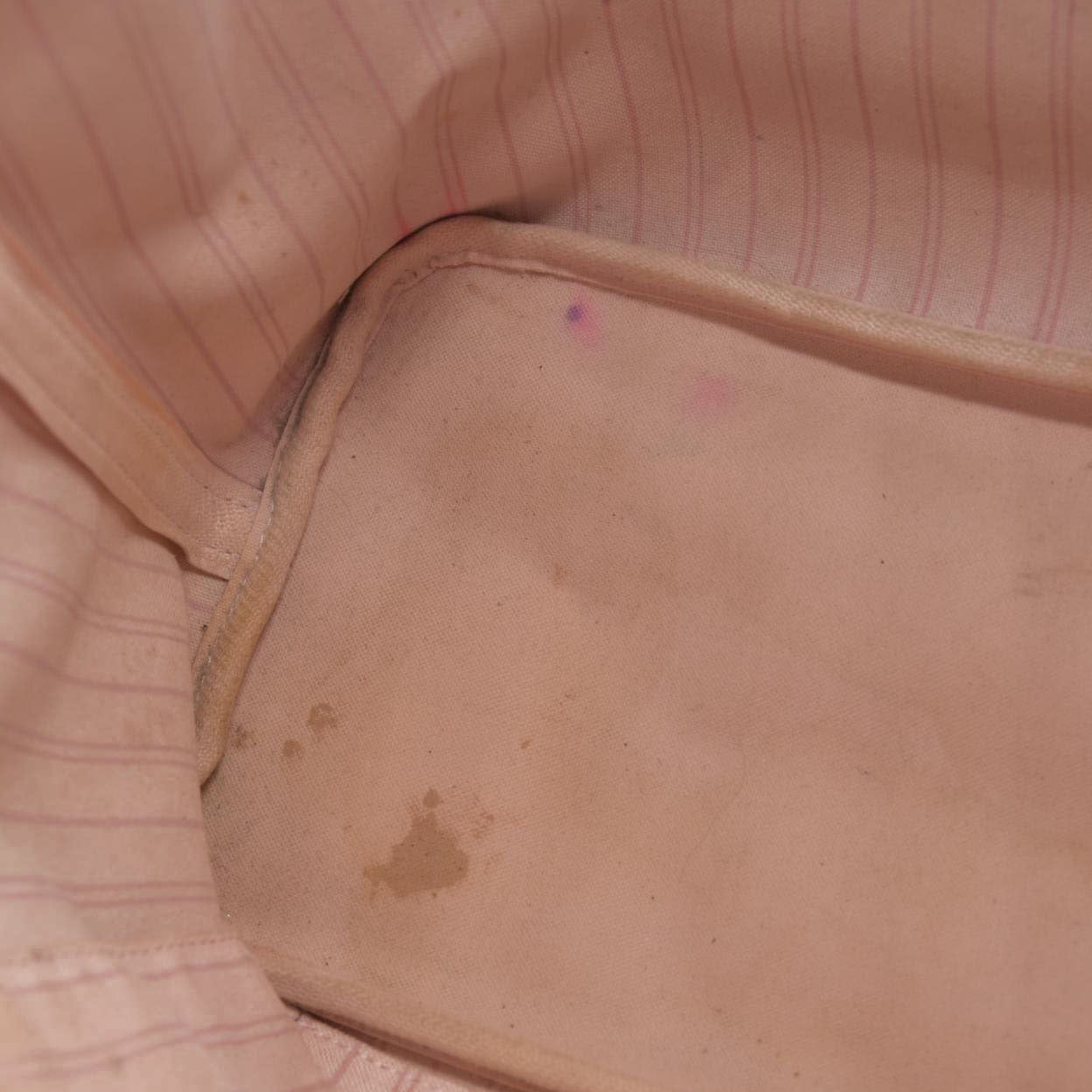 $2200 Louis Vuttion Damier Azur Neverfull MM Rose Ballerine