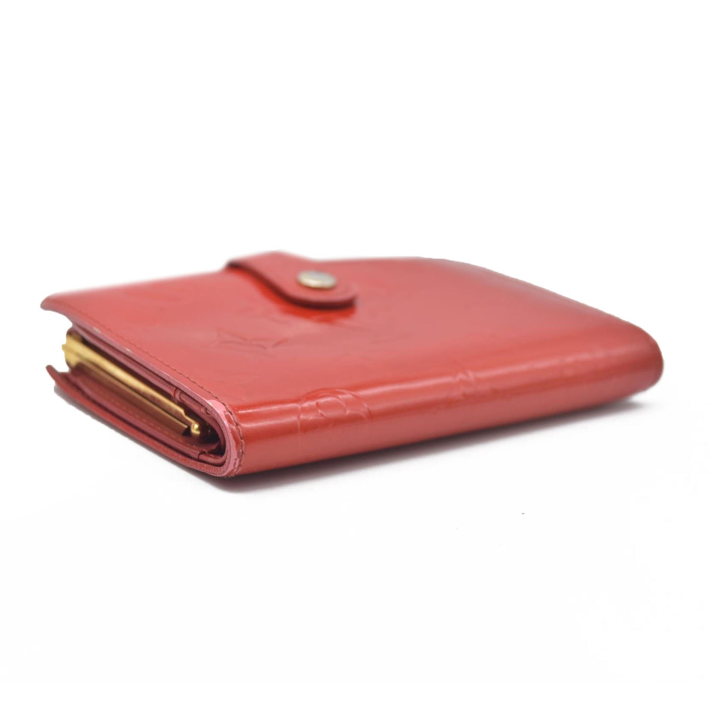 $935 Louis Vuitton Monogram Vernis Porte Monnaie Billets Viennois Wallet MI0015
