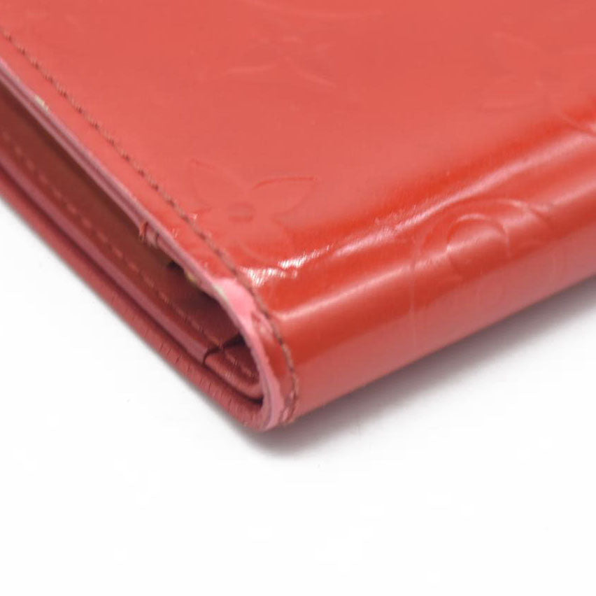 $935 Louis Vuitton Monogram Vernis Porte Monnaie Billets Viennois Wallet MI0015