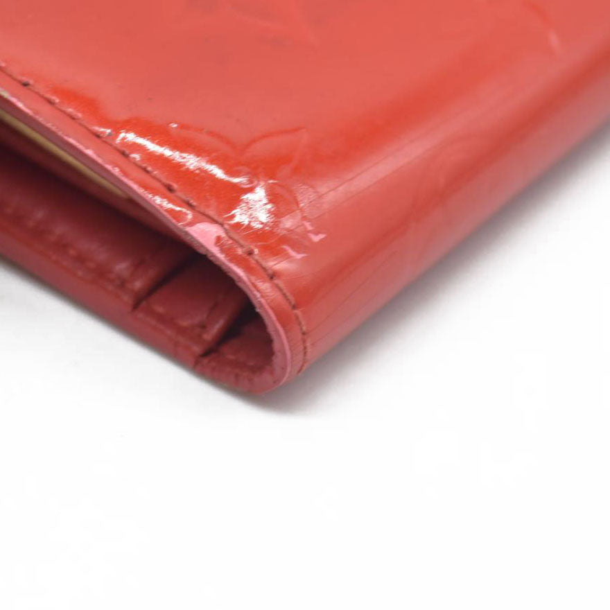$935 Louis Vuitton Monogram Vernis Porte Monnaie Billets Viennois Wallet MI0015