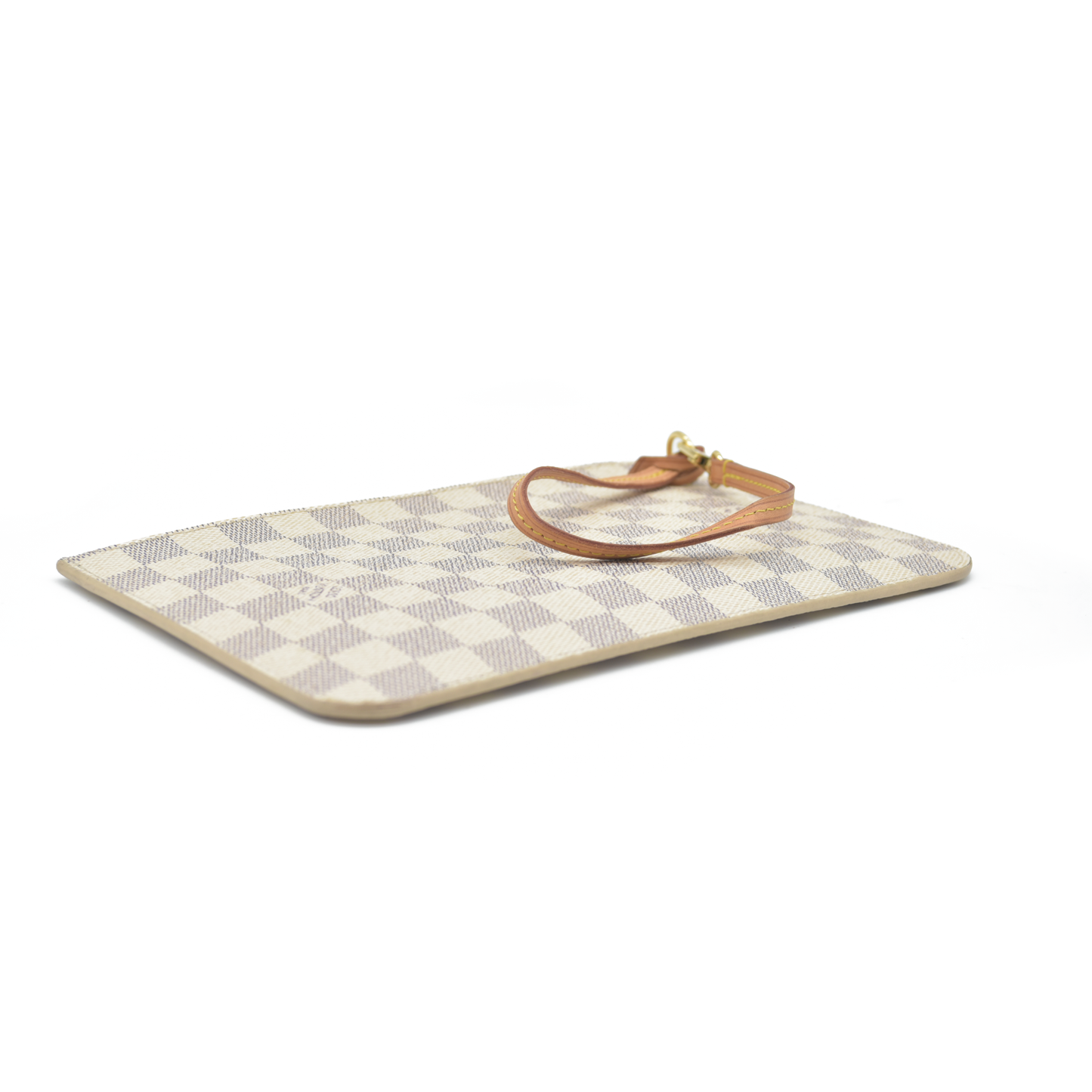 AUCTION $600 Louis Vuitton  Damier Azur Neverfull MM GM Pochette Rose Ballerine
