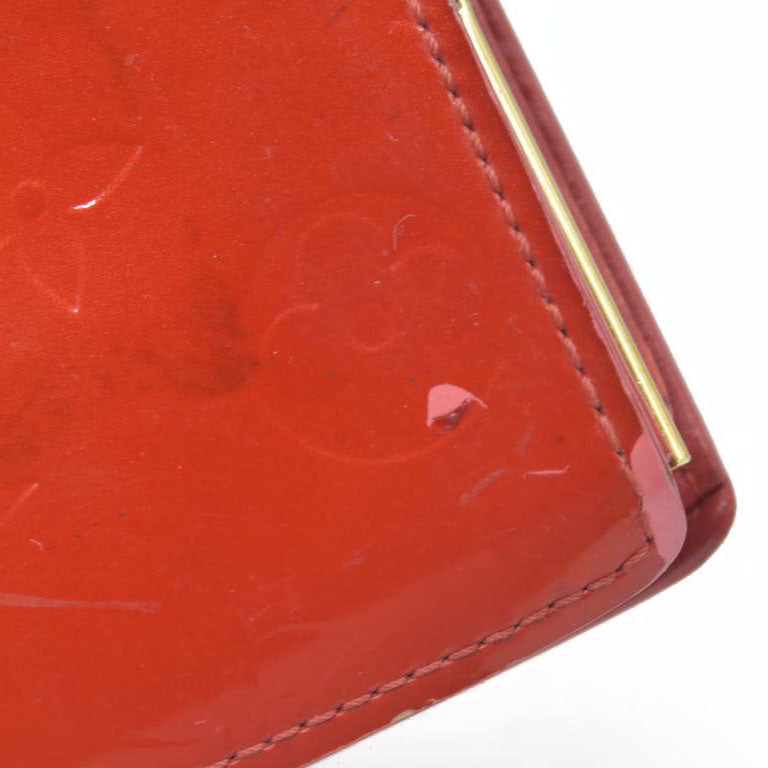 $935 Louis Vuitton Monogram Vernis Porte Monnaie Billets Viennois Wallet MI0015