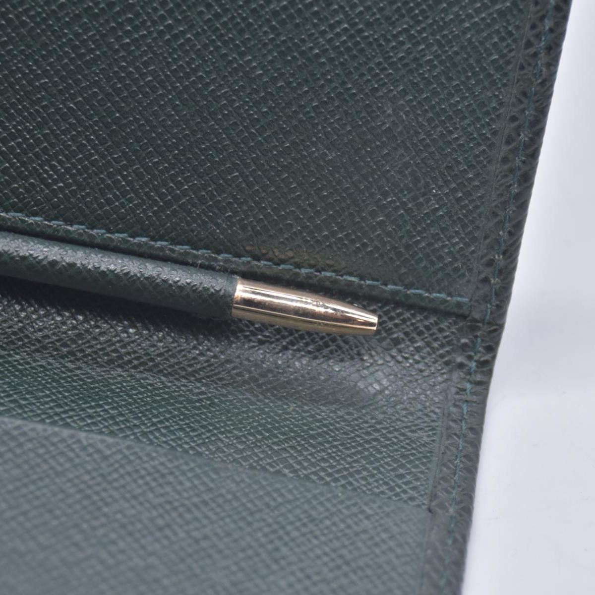 $520 LOUIS VUITTON Taiga Leather Pocket Organizer Ardoise CONSIGNMENT