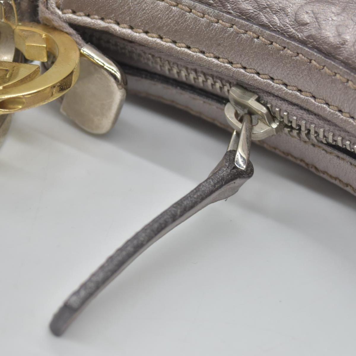 Gucci Metallic Guccissima Medium GG Twins Hobo Mauve