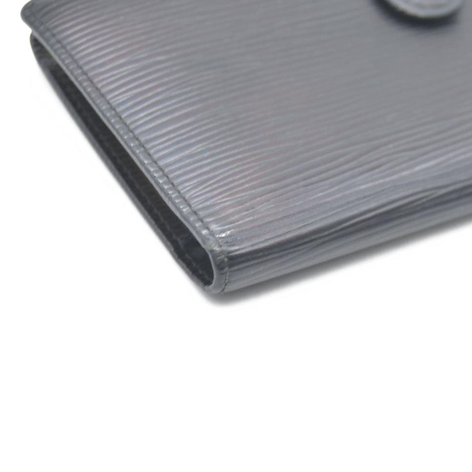 Louis Vuitton Epi Continental Clutch Bifold Long Wallet Black MI1929