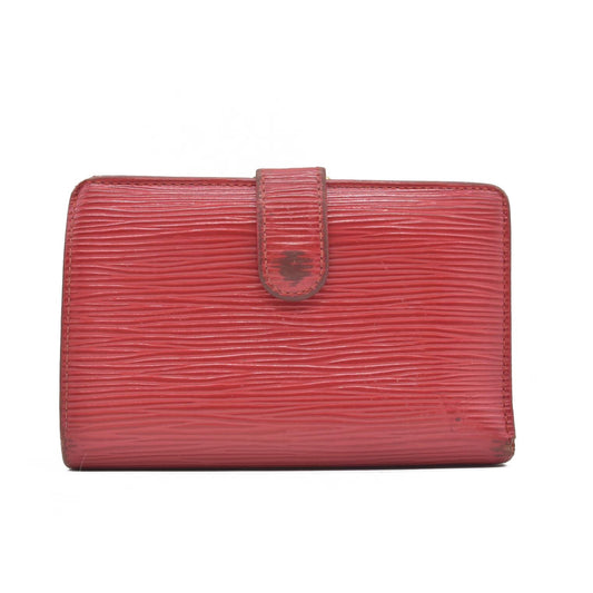 $950 2005 Louis Vuitton Epi French Kisslock Wallet Porte Monnaie Billets Viennois MI0065
