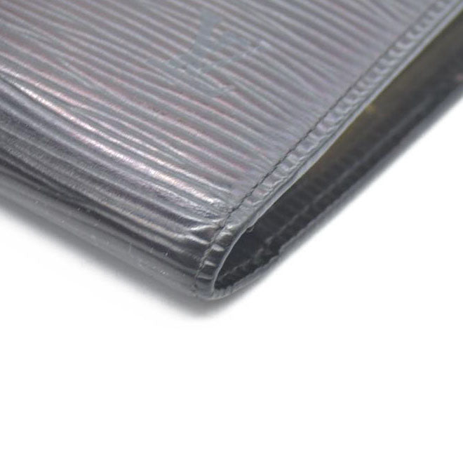 Louis Vuitton Epi Continental Clutch Bifold Long Wallet Black MI1929