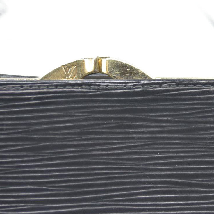 Louis Vuitton Epi Continental Clutch Bifold Long Wallet Black MI1929