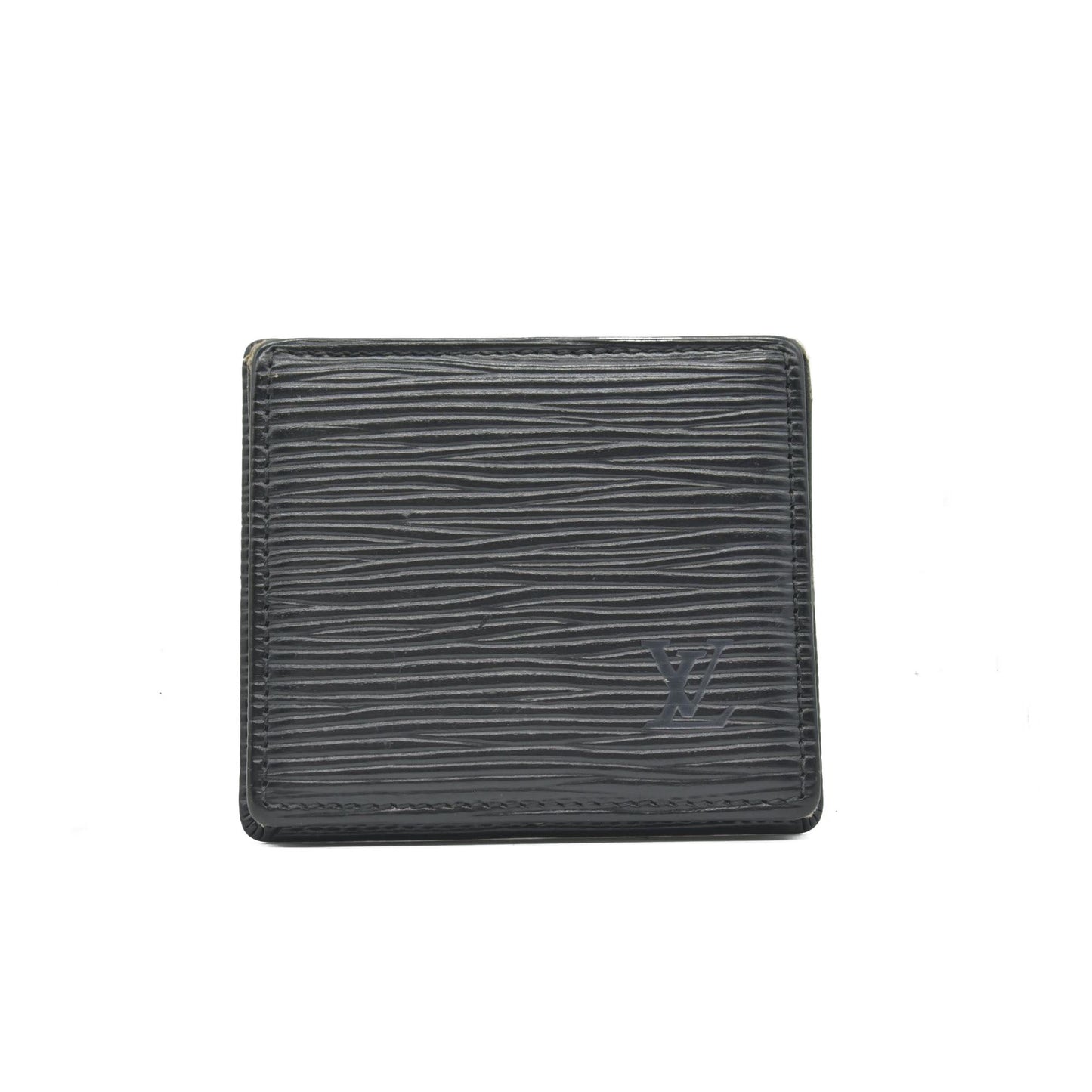$345 1995 Louis Vuitton Epi Porte Mannaie Boite Leather Coin Purse Wallet MI0945