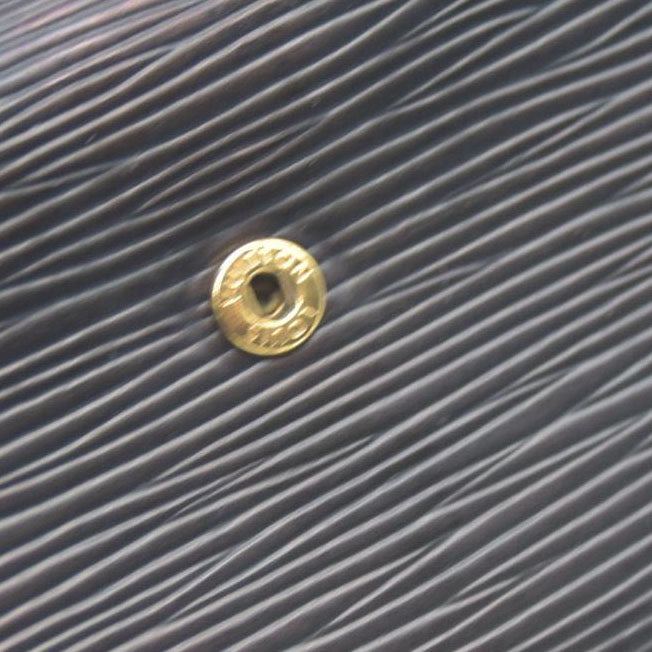 Louis Vuitton Epi Continental Clutch Bifold Long Wallet Black MI1929