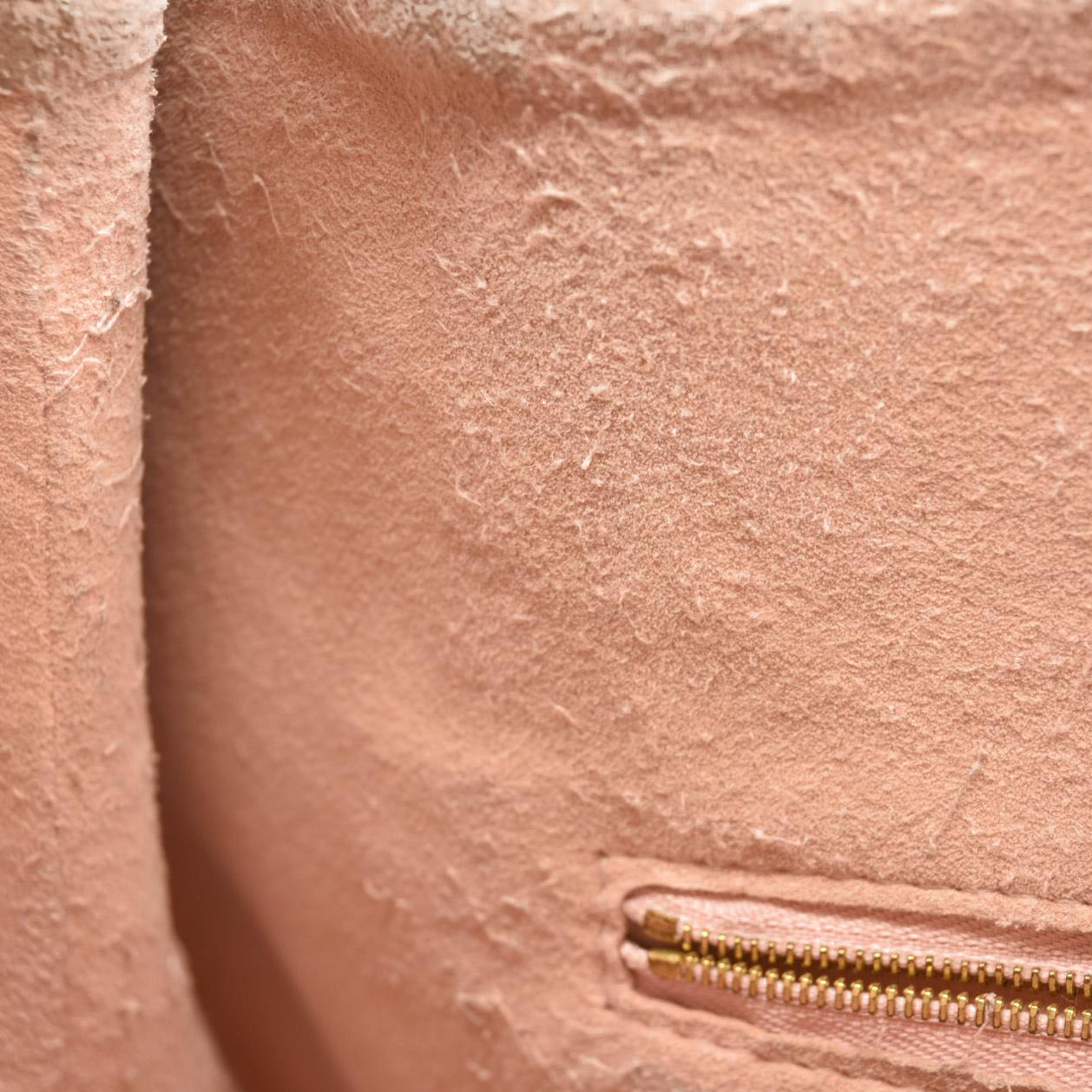 Louis Vuitton Damier Ebene Caissa Hobo Rose Ballerine