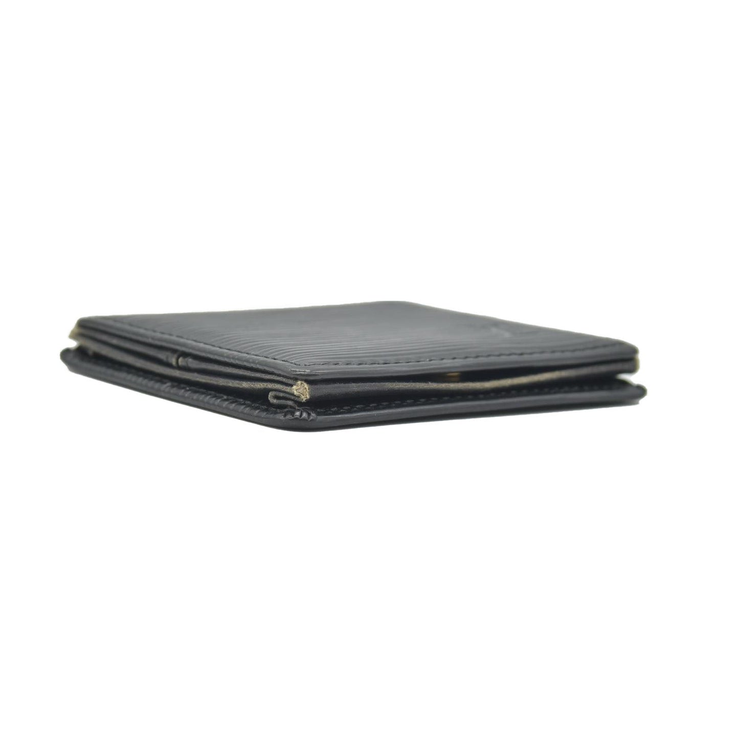 $345 1995 Louis Vuitton Epi Porte Mannaie Boite Leather Coin Purse Wallet MI0945