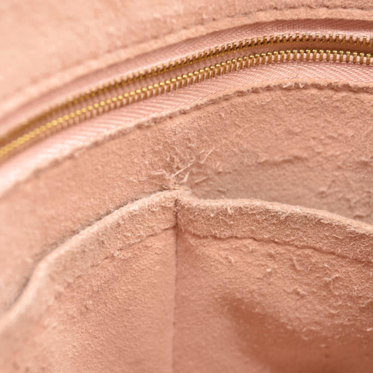 Louis Vuitton Damier Ebene Caissa Hobo Rose Ballerine