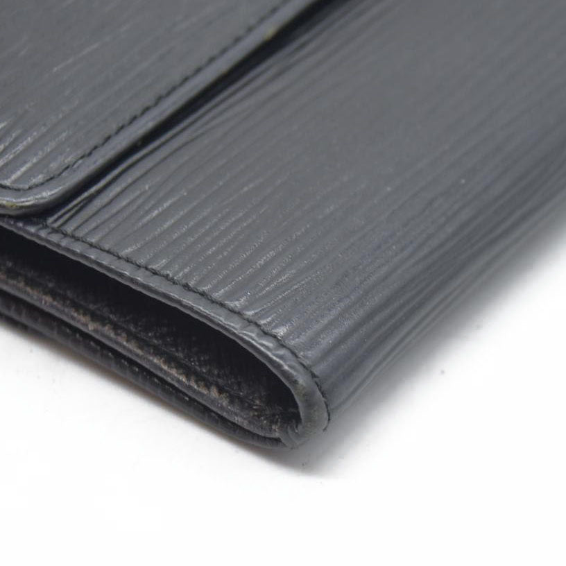 Louis Vuitton Epi Porte Feiulle Elise Credit Leather Trifold Wallet SP0976