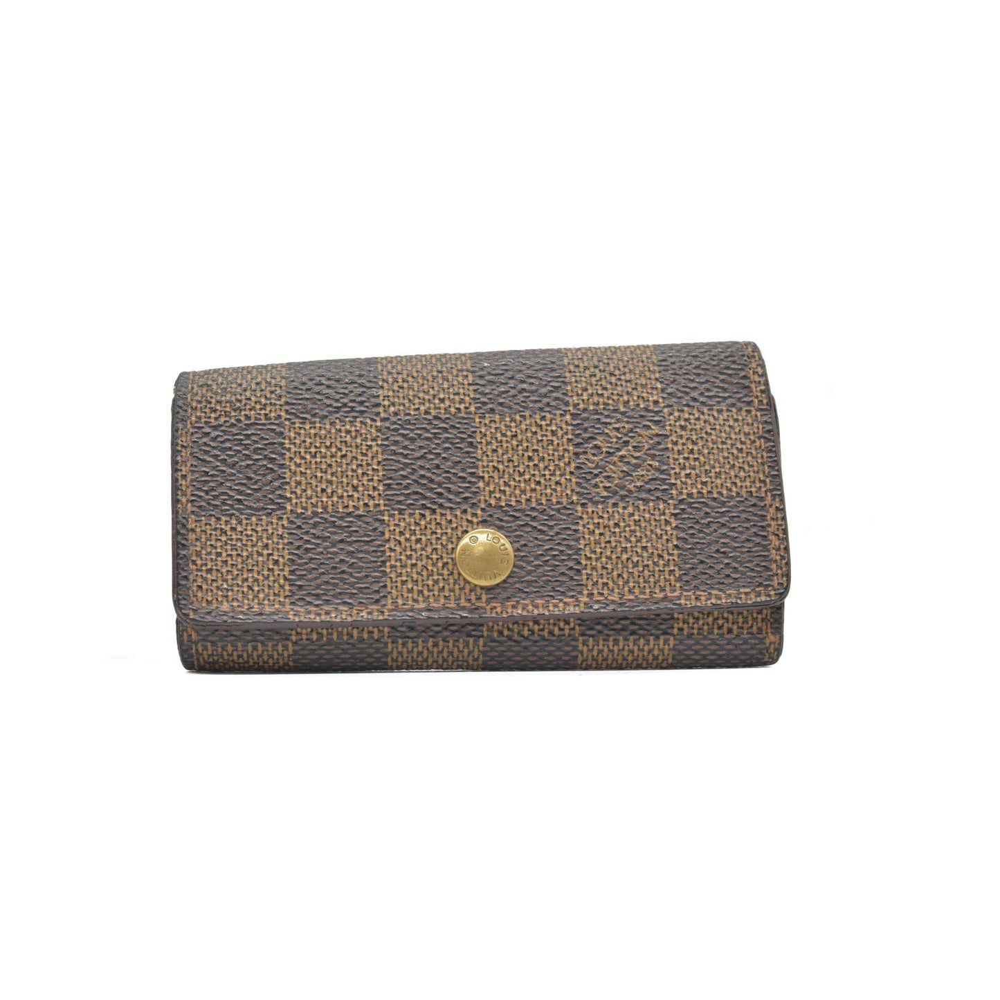 $345 2000 Louis Vuitton Damier Multicles 4 Ring Key Holder TH0010