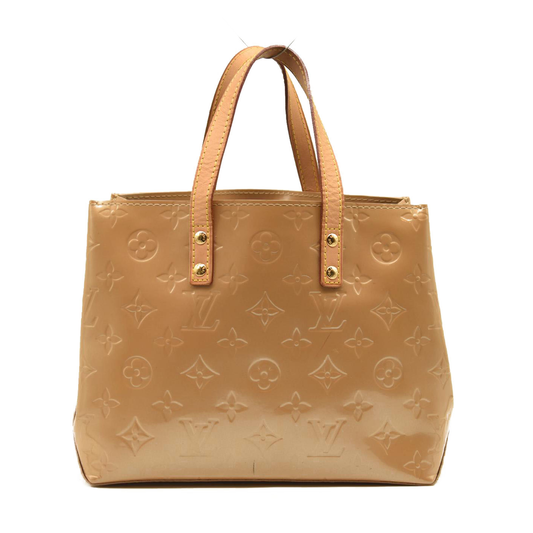 USED LOUIS VUITTON Vernis Reade PM Dark Beige