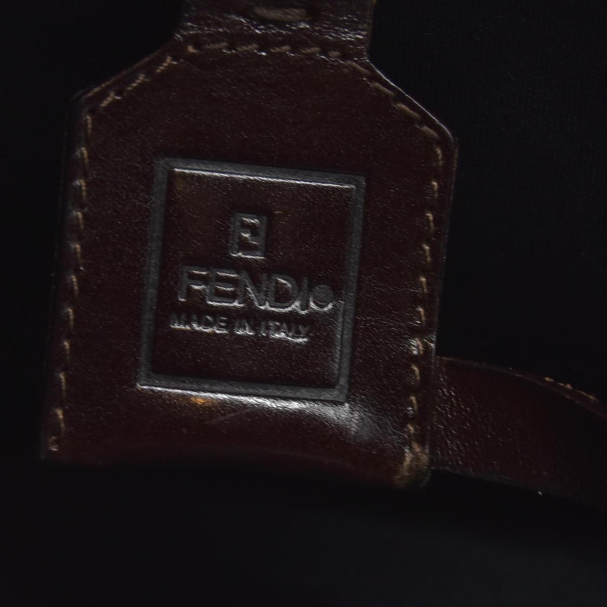 $1050 2010 Fendi Zucca FF Bucket Bag CONSIGNMENT