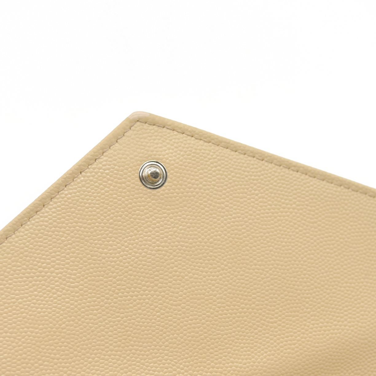 $1690 Saint Laurent Chevron Envelope Medium Crossbody Beige