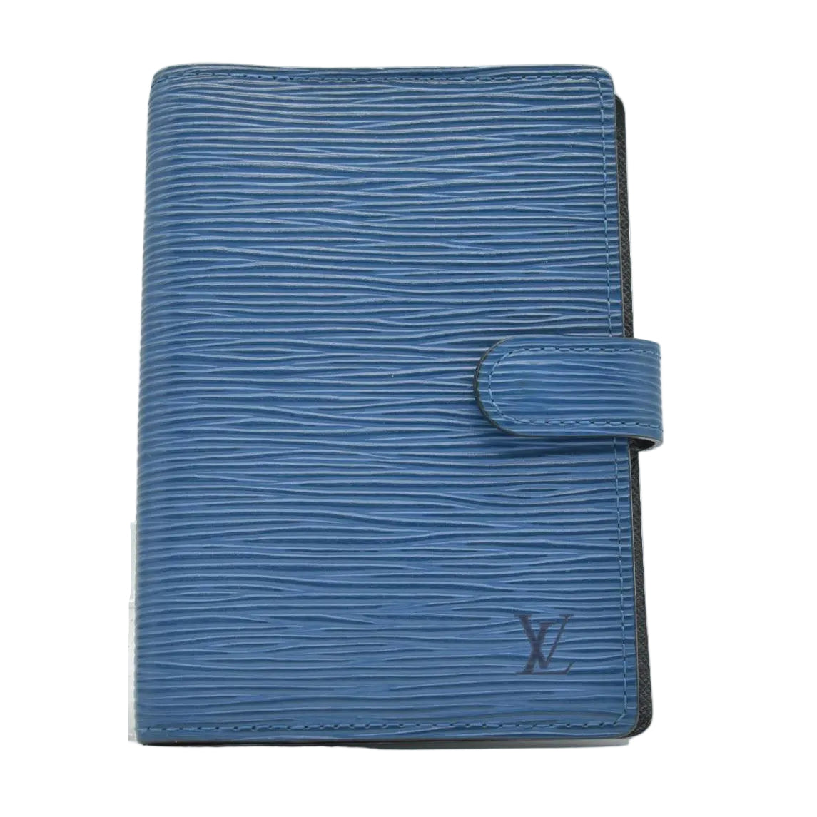 Louis Vuitton Epi Agenda PM Leather Notebook Cover Blue CA0928