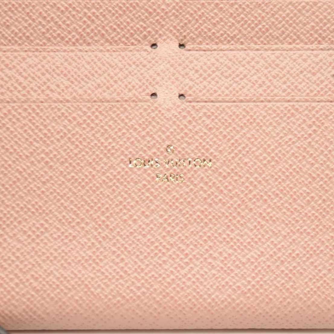 LOUIS VUITTON  Damier Azur Pochette Felicie Chain Wallet Rose Ballerine MI3196
