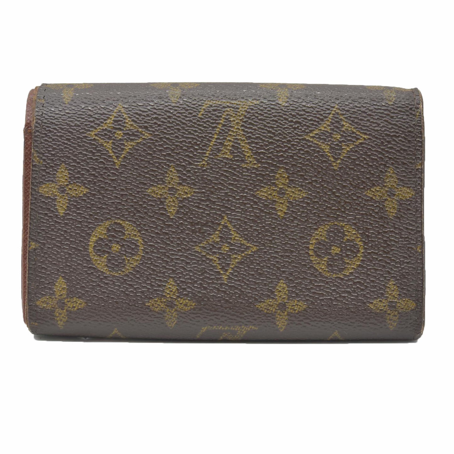 $725 Louis Vuitton Monogram Porte Monnaie Billets Tresor Bifold Wallet CA1021