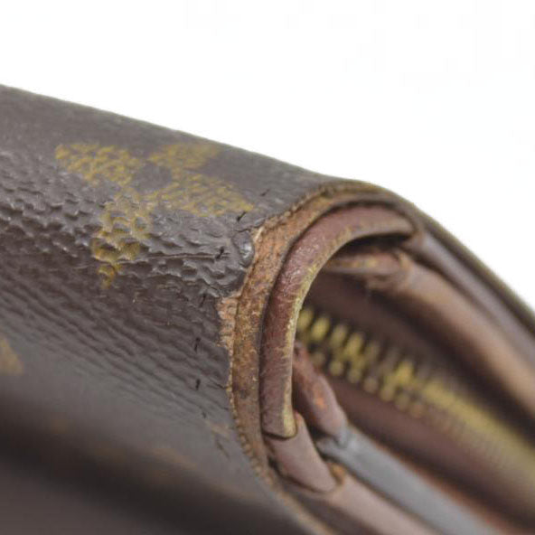 $725 Louis Vuitton Monogram Porte Monnaie Billets Tresor Bifold Wallet CA1021