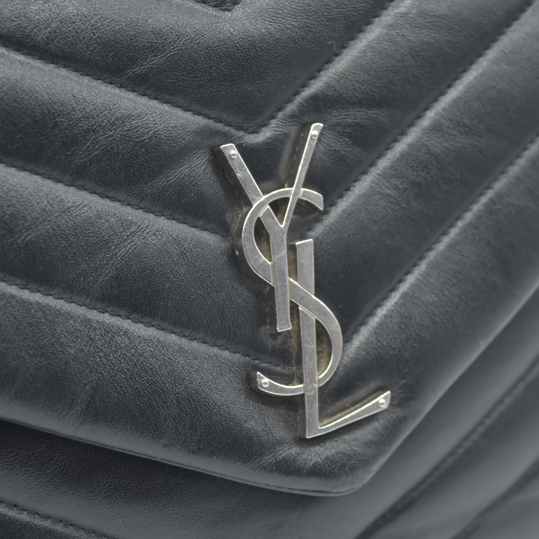 $2900 Saint Laurent Medium Loulou Matelassé Leather Shoulder Bag