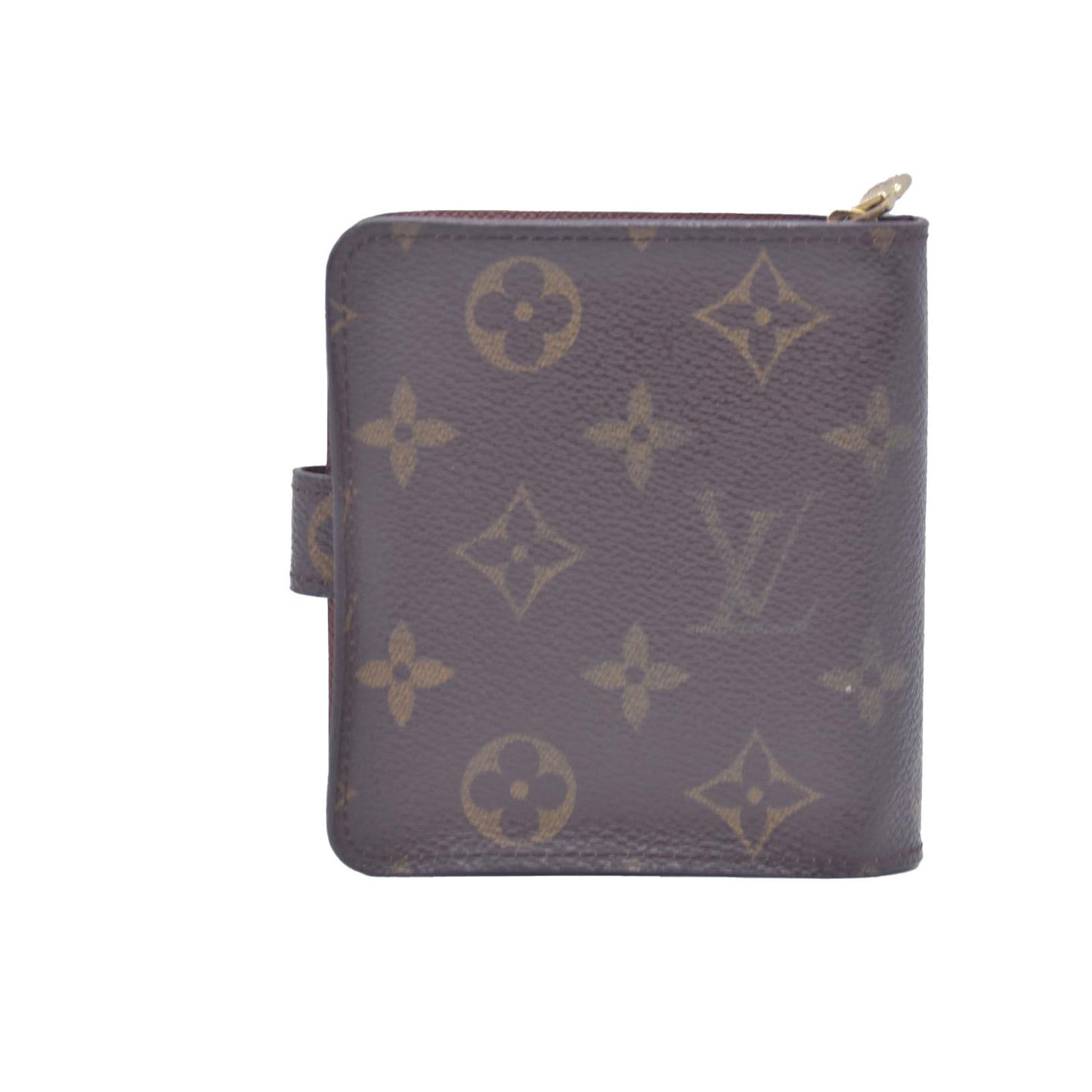 $620 LOUIS VUITTON Monogram Compact Zip Wallet CONSIGNMENT