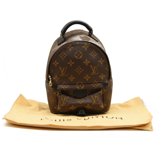 $2440 LOUIS VUITTON Monogram Palm Springs Backpack Mini CA2137