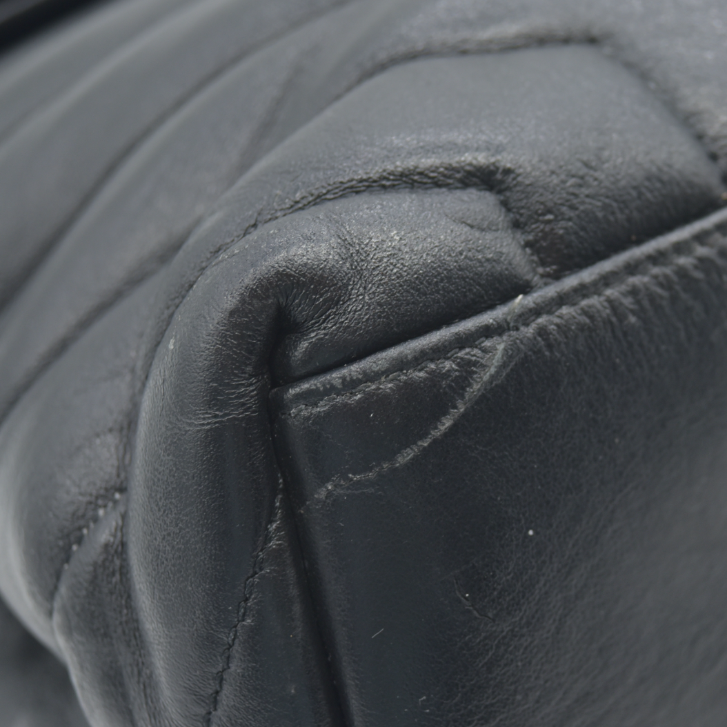 $2900 Saint Laurent Medium Loulou Matelassé Leather Shoulder Bag