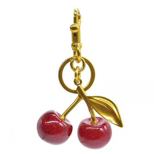 Cherry Key Chain Gold