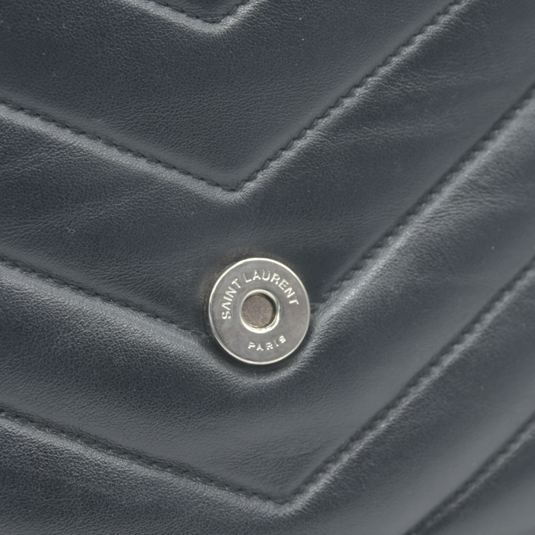 $2900 Saint Laurent Medium Loulou Matelassé Leather Shoulder Bag