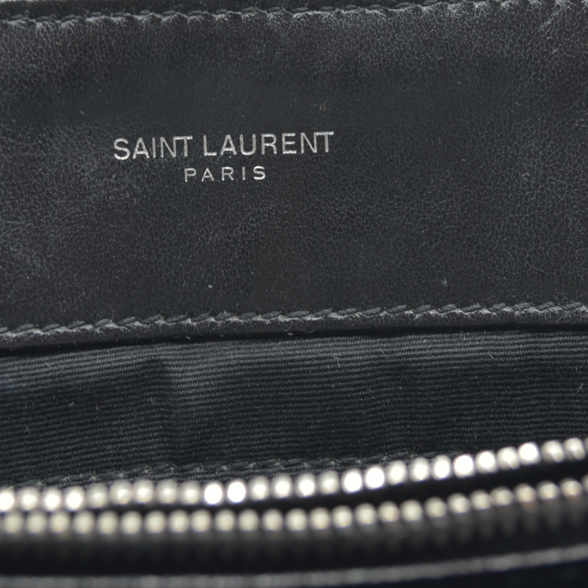 $2900 Saint Laurent Medium Loulou Matelassé Leather Shoulder Bag