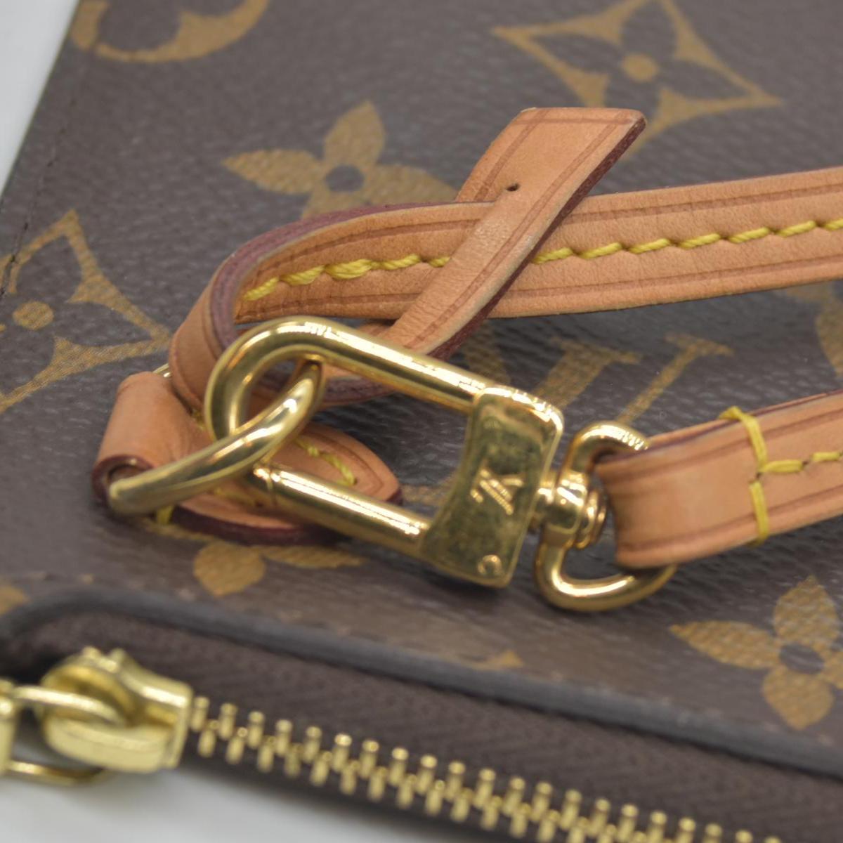 $600 2015 Louis Vuitton  Monogram Neverfull MM GM Pochette SD2115
