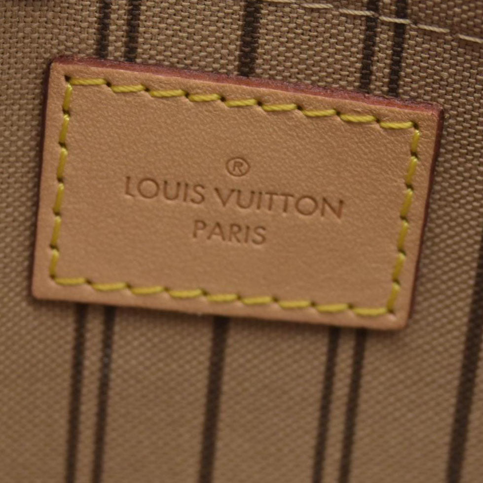 $600 2015 Louis Vuitton  Monogram Neverfull MM GM Pochette SD2115
