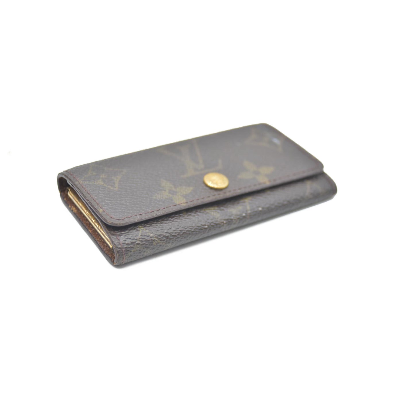 Louis Vuitton Monogram Multicles 4 Ring Key Case Brown RA0091
