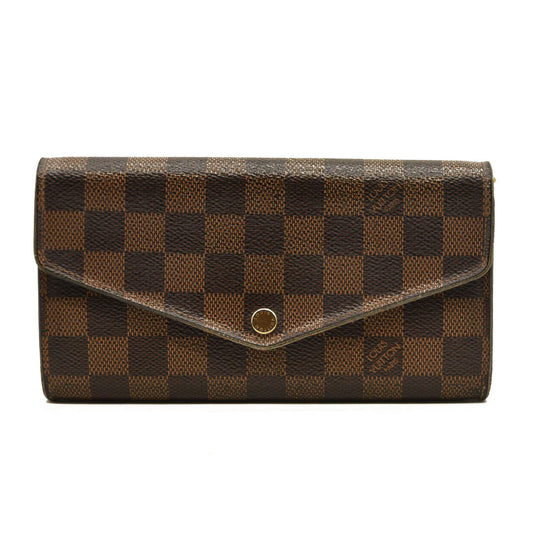 Louis Vuitton  Damier Ebene Sarah Wallet NM