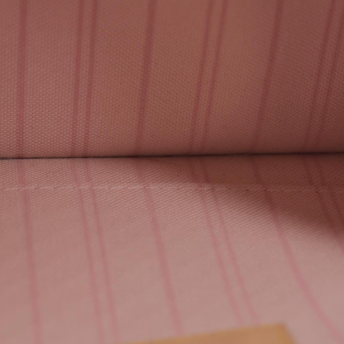 $600 Louis Vuitton Damier Azur Neverfull MM GM Pochette Rose Ballerine