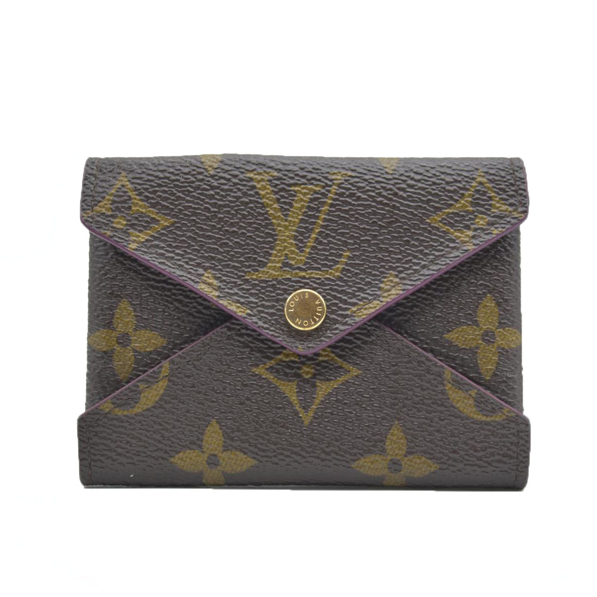 AUCTION $810 Louis Vuitton  Monogram Small Kirigami Pochette Insert Fuchsia SN4158