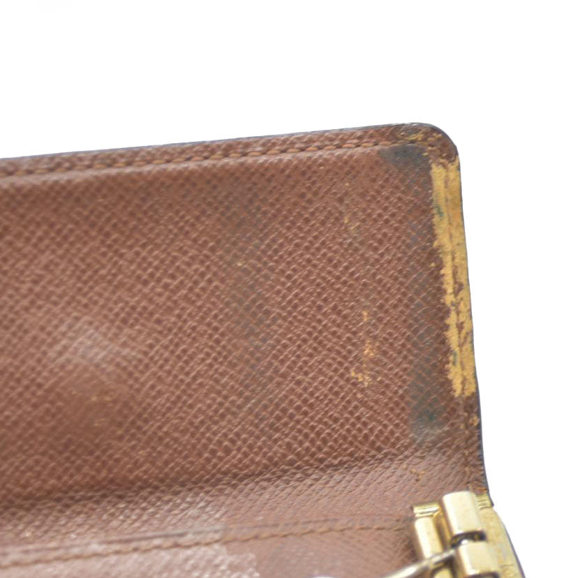 Louis Vuitton Monogram Multicles 4 Ring Key Case Brown RA0091