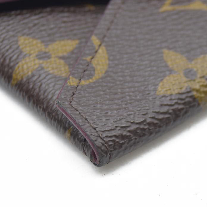 AUCTION $810 Louis Vuitton  Monogram Small Kirigami Pochette Insert Fuchsia SN4158