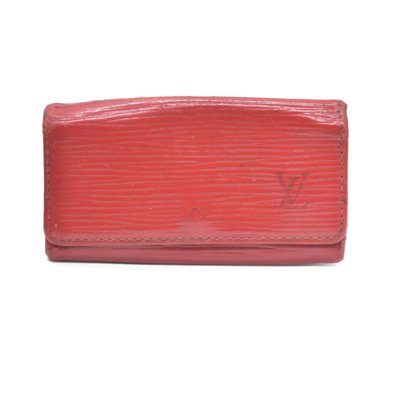 Louis Vuitton Epi Multicles Leather 4 Ring Key Case Red CA0918