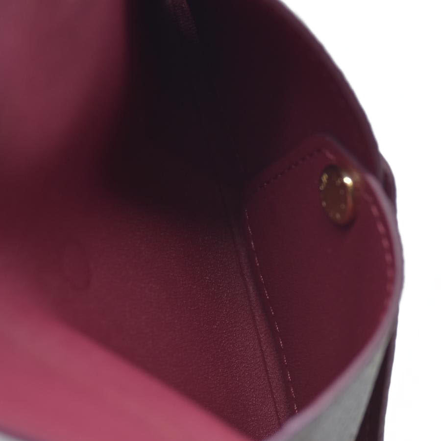 AUCTION $810 Louis Vuitton  Monogram Small Kirigami Pochette Insert Fuchsia SN4158