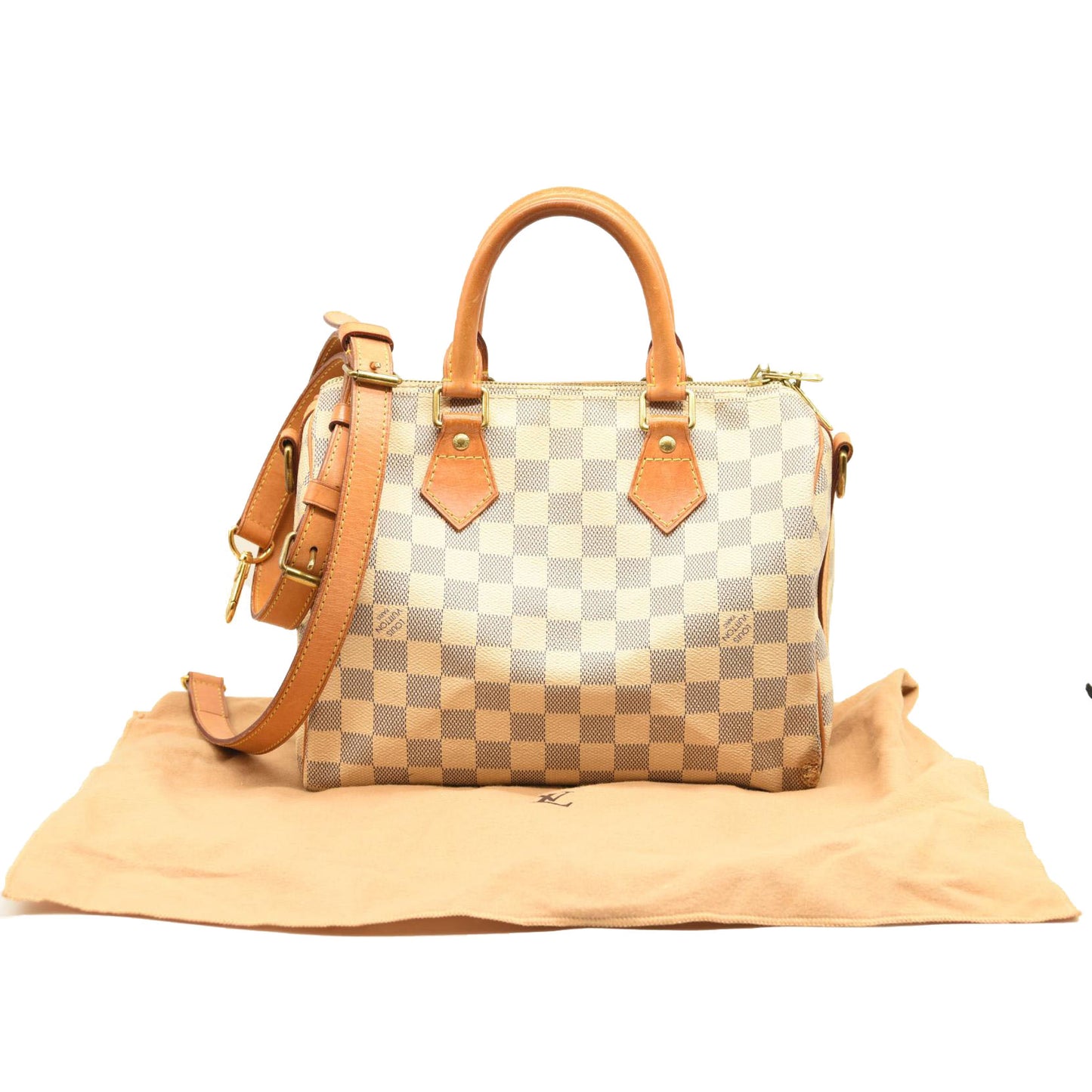 LOUIS VUITTON Damier Azur Speedy Bandouliere 30