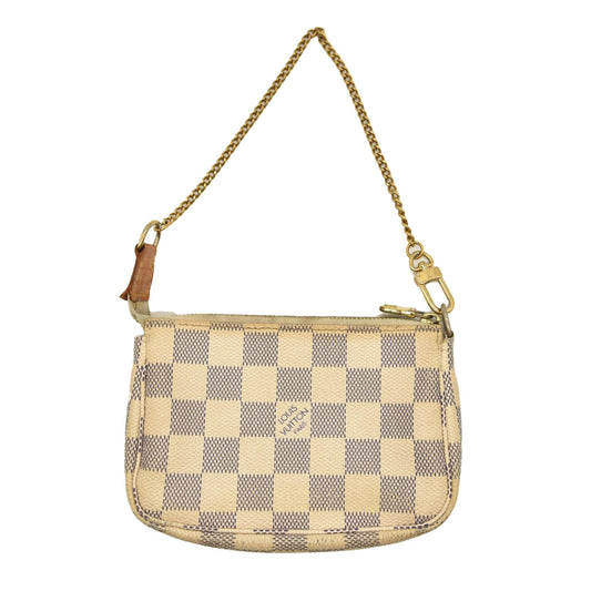 LOUIS VUITTON Damier Azur Mini Pochette Accessories  FL1088